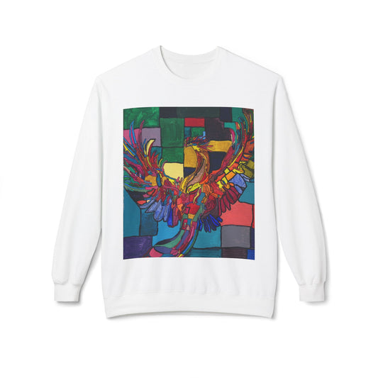 Phoenix Unisex Fleece Crewneck Sweatshirt | David Idell