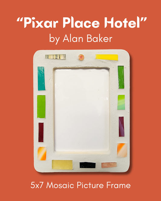 "Pixar Place Hotel" 5x7 Mosaic Frame by Alan B.