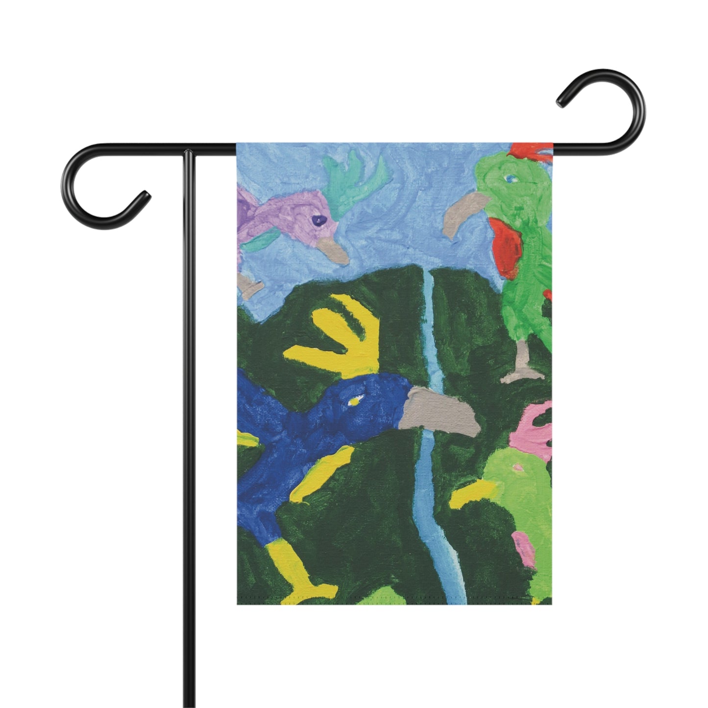 Tropical Birds Garden Banner | Matthew Jay Heathcote