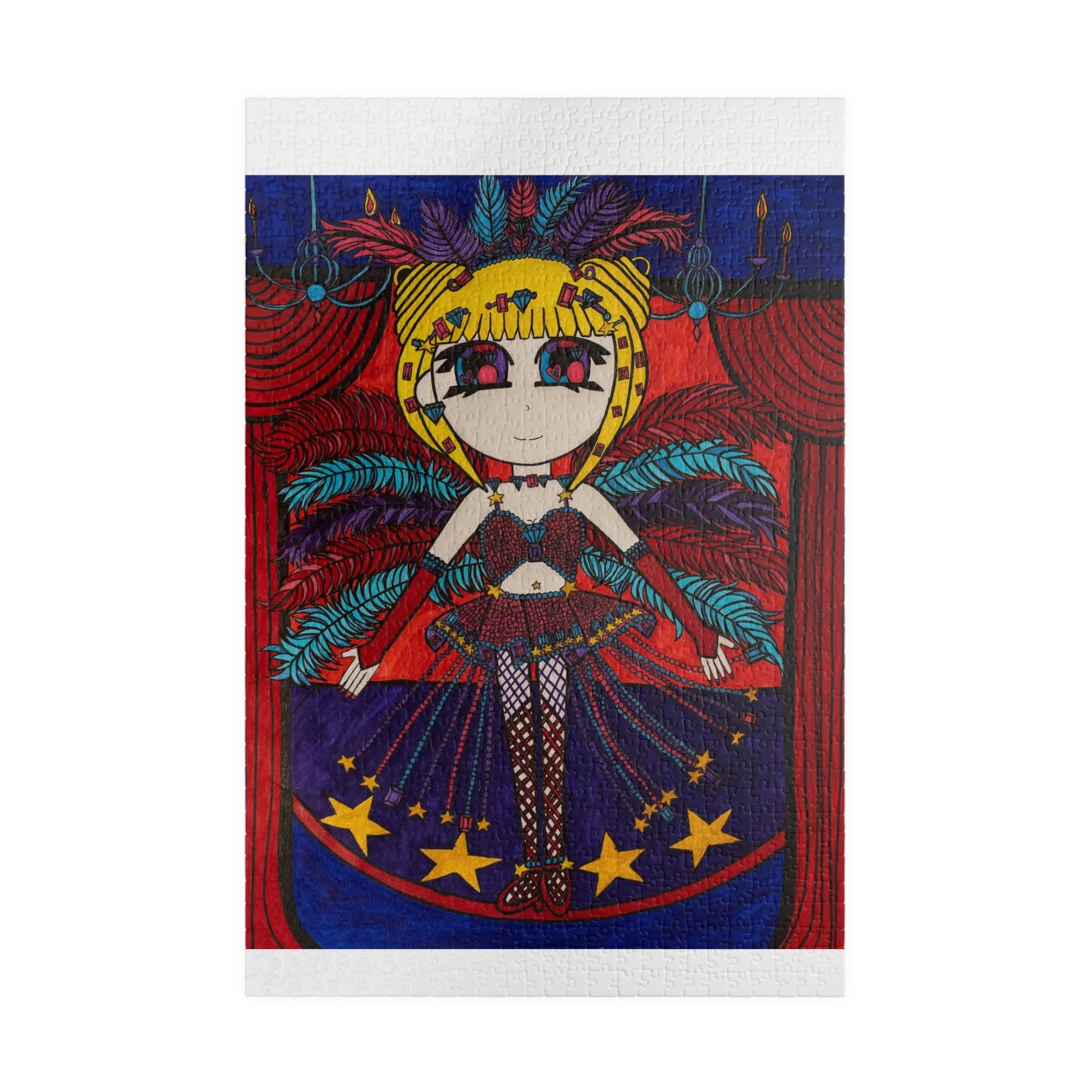 "Showgirl"Puzzle (520 or 1014-piece) | Amanda Wold