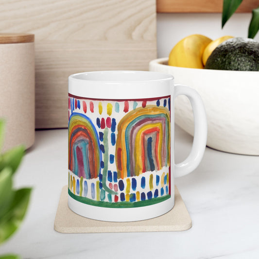 "Disco Rainbow" by Ann Martinez Ceramic Mug | 11oz & 15oz Coffee Cup | Perfect Gift for Movie Lovers and Tourists | Home & Office Decor | Unique [...]