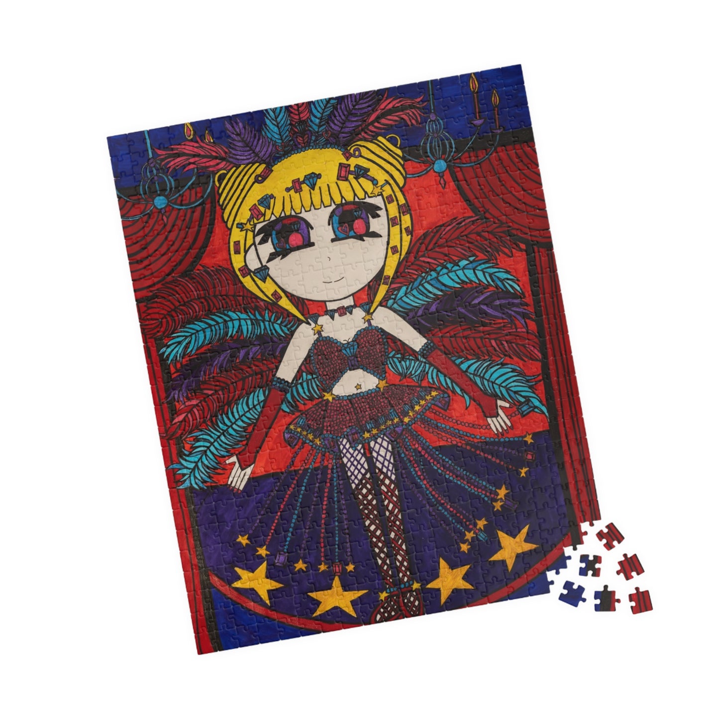 "Showgirl"Puzzle (520 or 1014-piece) | Amanda Wold