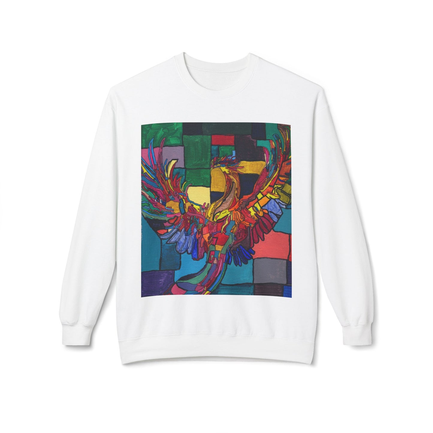 Phoenix Unisex Fleece Crewneck Sweatshirt | David Idell