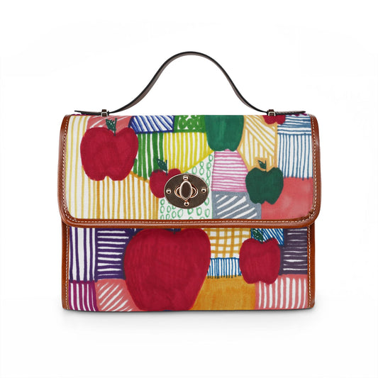 Apple Pattern Fashion Canvas Bag | David Idell